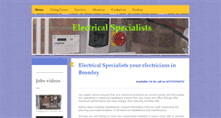 Desktop Screenshot of electrical-specialists.co.uk